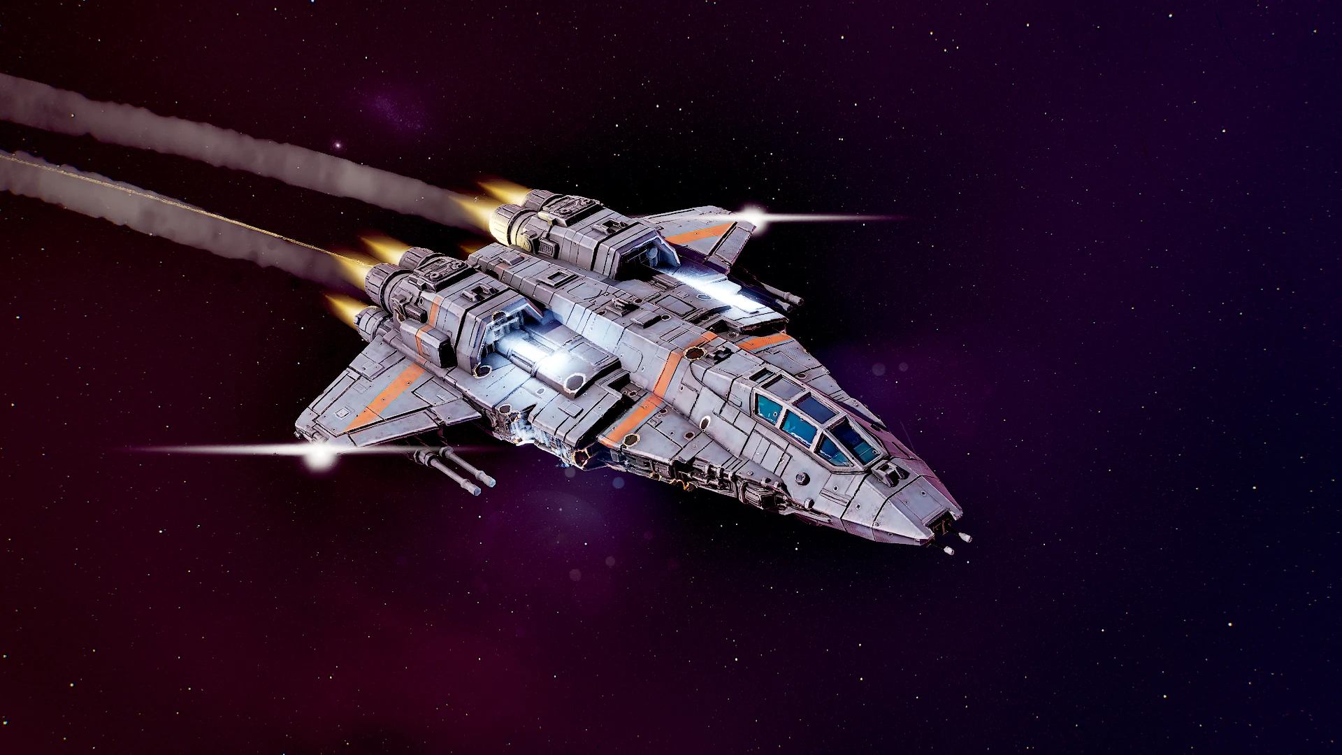 Pierced armour plates and torn side plating on a Reaper fighter.