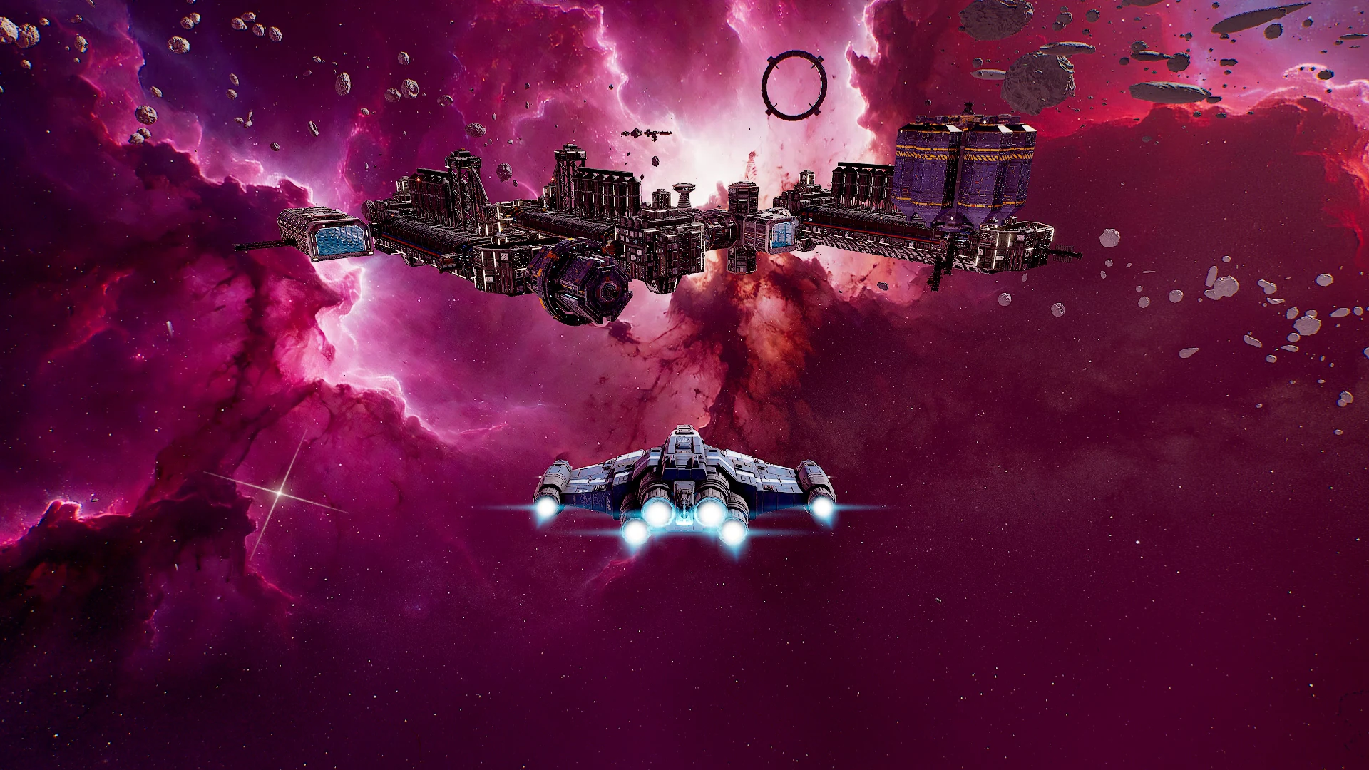 A connected modular factory complex in the live Galaxy Unwritten universe